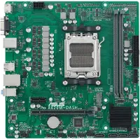 Asus PRO motherboard A620M-DASH-CSM for AMD AM5 mATX DDR5 processors, 1x PCIe x16, 4x SATA, M.2, Gigabit LAN, TPM, USB, 8-channel audio (90MB1GD0-M0EAYC)