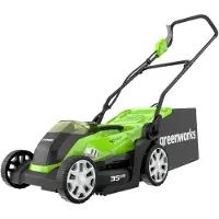 Greenworks Ruohonleikkuri G40LM35K2x; 40 V; 2x2,0 Ah akku