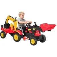 Aosom Työnnettävä lastenauto Homcom 179x42x59cm, eri väreissä
