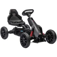 Aosom Lasten auto Homcom 100x58x58.5cm., musta
