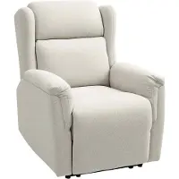 Aosom Nojatuoli jalkarahilla Homcom 80x94x101cm, beige