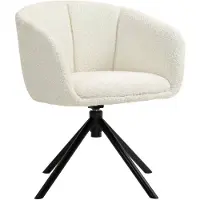 Aosom Nojatuoli Homcom 58,5x59x78,5cm, kerma/musta