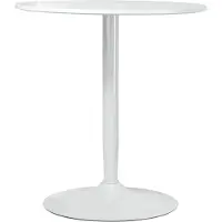 Aosom Ruokapöytä Homcom 70x70x75cm, valkoinen