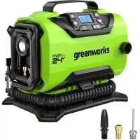Greenworks Akkukompressori G24IN; 24 V (ilman akkua ja laturia)