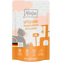 MjAMjAM 24x125g smoothiepussi nauta & kalkkuna kissan märkäruoka