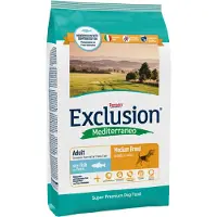 Exclusion 2 x 12 kg Adult Fish Medium Mediterraneo koiran kuivaruoka