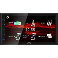 JVC KW-M180DBT, Musta, 180 W, 45 W, 20 - 20000 Hz, 4 Ω, AAC, FLAC, MP3, WAV, WMA (KWM080DBT)