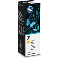HP 31 mustepullo Keltainen