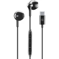 Music Sound USB-C capsule kuulokkeet musta