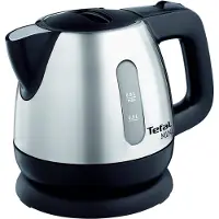 Tefal BI8125, 0,8 L, 2200 W, musta, Ruostumaton teräs, Veden tason ilmaisin, Johdoton