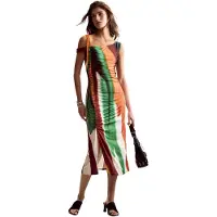 Desigual Vest_Paint_Lacroix - Green - L