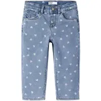 Name it Nmfbella Mom Shaped Jeans 3555-On Noos - Blue - 98