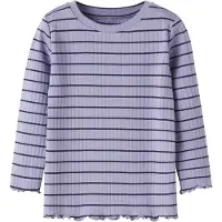 Name it Nmfolena Ls Slim Top Pb - Purple - 104