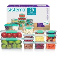 Sistema 28 Piece PackTeal