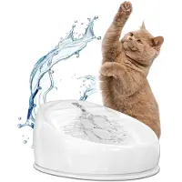 Lucky kitty , keraaminen vesiautomaatti 1,5l harmaa