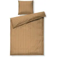 Juna Soft Pussilakanasetti 140x220 Cm Karamelli / - Pussilakanat Puuvilla Luonnonvalkoinen - 689543