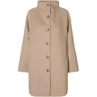 Selected Slfvinni Wool Blend Coat Noos - Beige - 44