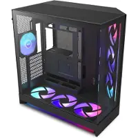 NZXT H9 Flow RGB+ PC-kotelo, ATX, karkaistu lasi, CM-H92FB-P1, musta