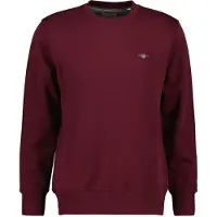 Gant Reg Shield C-Neck Sweat - Burgundy - XXXL