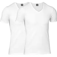 JBS Gots T-paita 2-pack - Valkoinen, koko Large