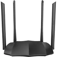 Tenda AC8, Wi-Fi 5 (802.11ac), Kaksitaajuus (2,4 GHz/5 GHz), Ethernet LAN, Musta, Pöytäreititin