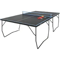Aosom Pöytätennispöytä Sportnow 274x152,5x76cm, musta väri
