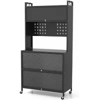 ProMotion Keittiökaappi 80x40x160cm, musta väri