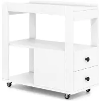 ProMotion Sivupöytä 65x30x62cm, valkoinen