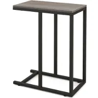 ProMotion Sivupöytä 45,5x25,5x64cm, musta/harmaa väri