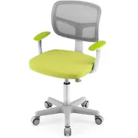 ProMotion Lasten toimistotuoli 54x50x91,5cm, harmaa/vihreä