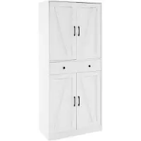 ProMotion Kaappi 77x39x183cm, valkoinen