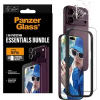 PanzerGlass iPhone 18 Pro 2-in-1 Essentials bundle, kirkas