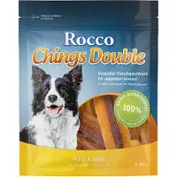 Rocco 12x200g Chings Double kana & lammas koiranherkut