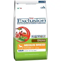 Exclusion 12kg Mediterraneo Adult Medium Chicken koiranruoka