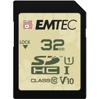 Emtec SD UHS-I V30/V10 OUTDOOR, 32 GB, SDHC, Luokka 10, UHS-I, 90 MB/s, 20 MB/s (ECMSD32GHCU1OR)