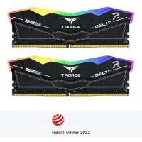 Team Group 32GB (2 x 16GB) T-FORCE DELTA RGB, DDR5 6000MHz, CL30, 1.35V, musta