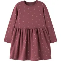 Name it Nmfvivian Ls Dress - Brown - 116