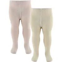 Minymo Stocking W.pointelle (2-Pack) - Beige - 128\134
