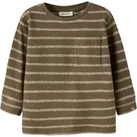 Lil´ Atelier Nmmoby Ls Loose Top Lil - Brown - 110