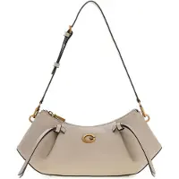 GUESS for woman. HWBG2237180 Allegra shoulder bag in beige (OSFA), Casual, Polyurethane