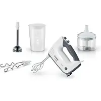 Bosch ErgoMixx MFQ37480 käsivatkain 450 W, 5 nopeutta, valkoinen