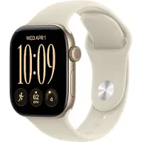 Apple Watch Series 12 GPS 42 mm vaalea kulta alumiini, hiekanvärinen Urheiluranneke - M/L
