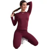 Aim'n Soft Basic Long Sleeve - Burgundy - S