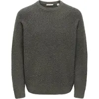 Only & Sons Neulepaita 'ONSDALE' tummanharmaa