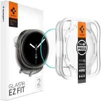 Spigen GLAS.tR EZ Fit, Näytönsuoja, Älykello, Läpinäkyvä, Samsung, Watch 8 (40mm), Karkaistu lasi