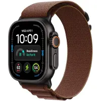 Apple Watch Ultra 4 49mm LTE (black titanium/burgundy alpine Loop) L
