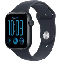 Apple Watch SE 3 GPS + Cellular 44 mm keskiyö alumiini, musteensininen Urheiluranneke - S/M
