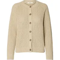 Selected Neuletakki 'SLWOLGA' beige