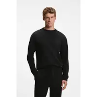 BOSS for man. 50571173 Andrew black sweatshirt (L), Homewear, Cotton, Long sleeve