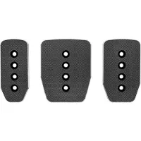 Simagic Flat Pedal Plate (Throttle, Brake, Clutch), poljinlevyt P1000-sarjaan, musta